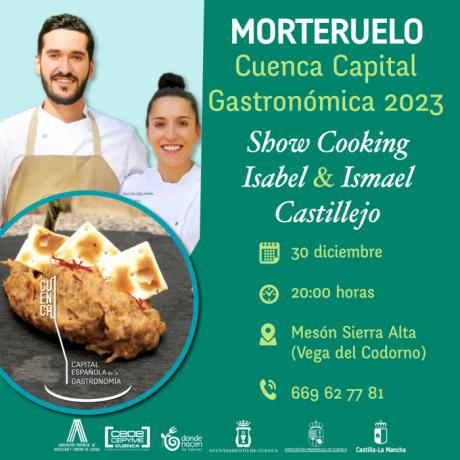 El showcooking en Vega del Codorno dentro de la Capital Española de la Gastronomía cambia su fecha al 30 de diciembre