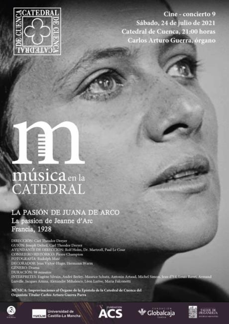 Cine-concierto, un novedoso formato de ´Música en la Catedral’ para este próximo sábado