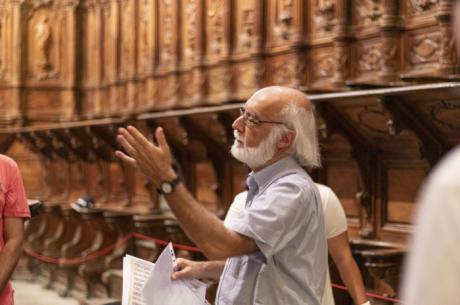 El maestro Ghielmi a los órganos de la Catedral