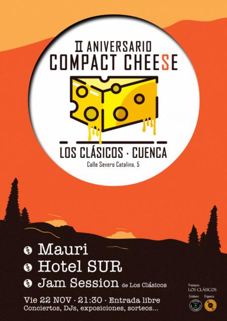  Compact Cheese celebra su segundo aniversario en Cuenca este fin de semana