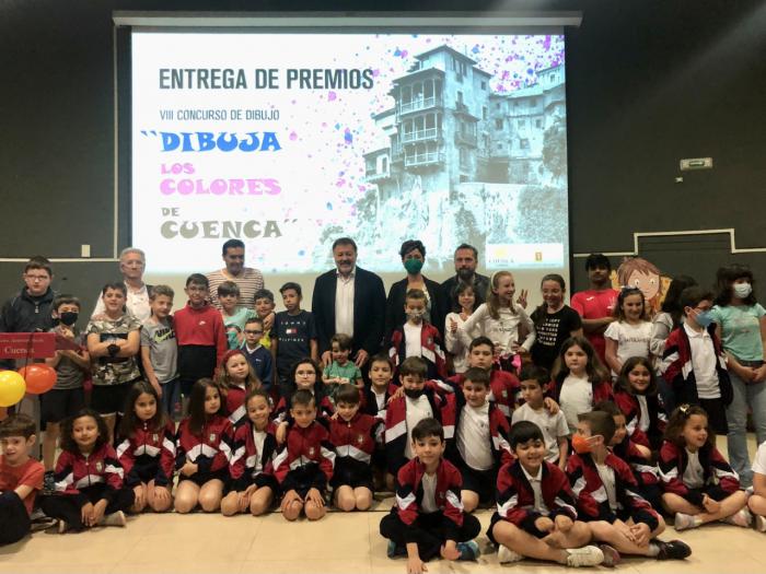 Entregados los premios del certamen de dibujo infantil ‘Los colores de Cuenca’, que alcanza su octava edición