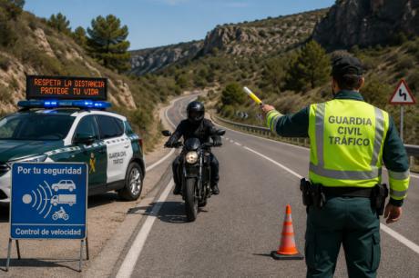 Tráfico reforzará la vigilancia en las rutas más frecuentadas por motoristas de la provincia de Cuenca