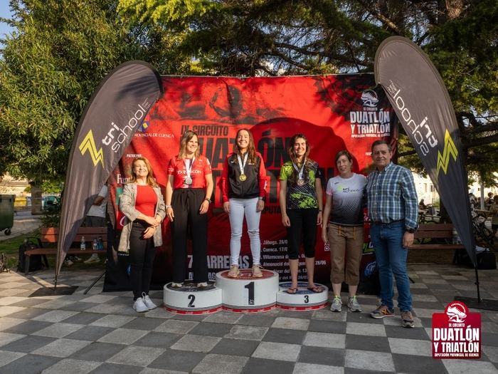 Jesús Tornero y Cristina Díaz, vencedores del I Triatlón Ciudad de Cuenca