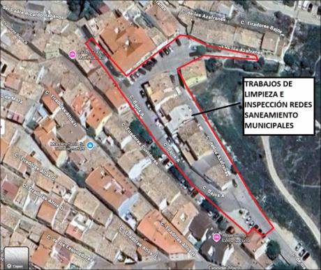 Trabajos de mantenimiento en el saneamiento de Tiradores este lunes en Cuenca