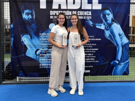 Las gemelas Gamero y la dupla Noheda-Pérez se imponen en el VIII Torneo Diputación Única Pádel