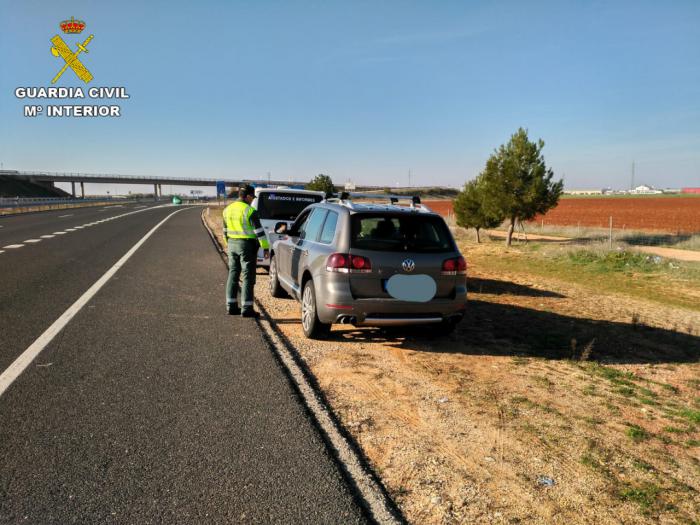 Detenido un conductor que iba a 237km/h en la A-43