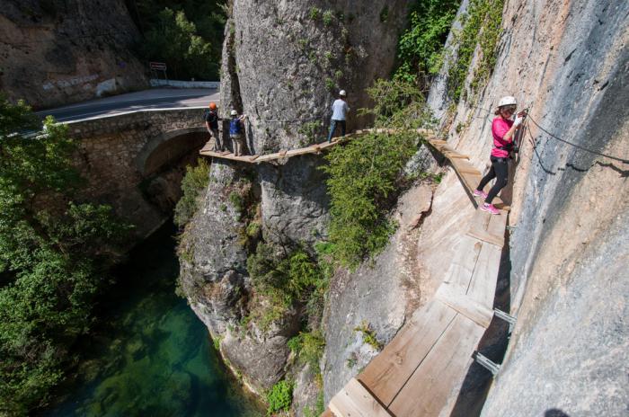 Cierran la vía ferrata de Priego