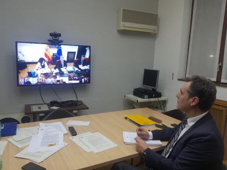 El delegado del Gobierno en Castilla-La Mancha, Francisco Tierraseca, participa en la videoconferencia del Comité Estatal de Coordinación