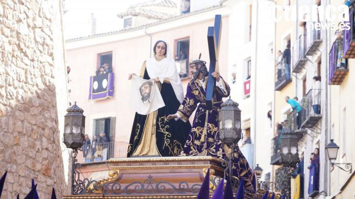 La procesión Camino del Calvario marca el inicio del Viernes Santo conquense