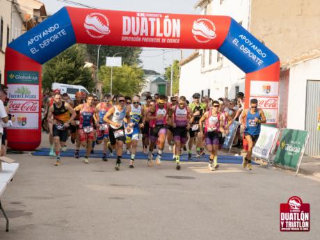 Juan Diego Haro y Noelia Sepúlveda se imponen en el Duatlón de Villarejo Periesteban, que cierra el Circuito de Diputación