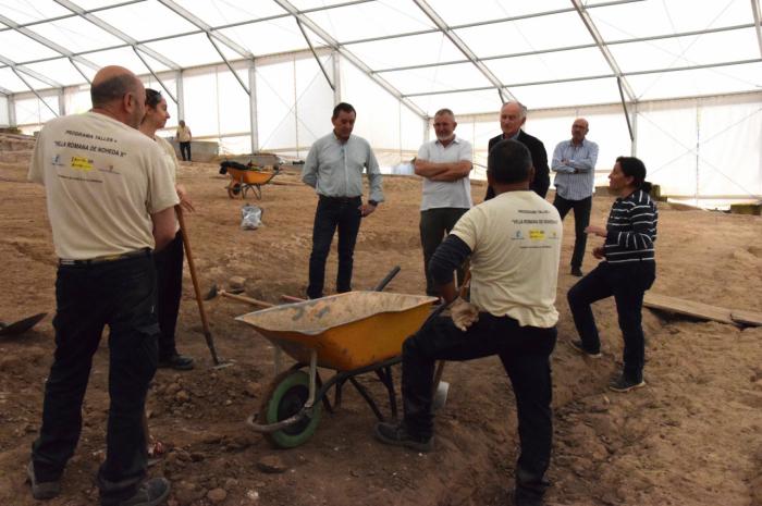 Comienzan los trabajos de excavación en la Villa Romana de Noheda gracias a un taller de recualificación profesional