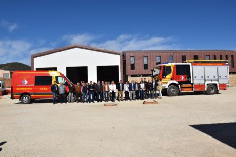 Los parques de bomberos de Cañete y Priego están al 80 por ciento de ejecución y estarán finalizados en dos meses