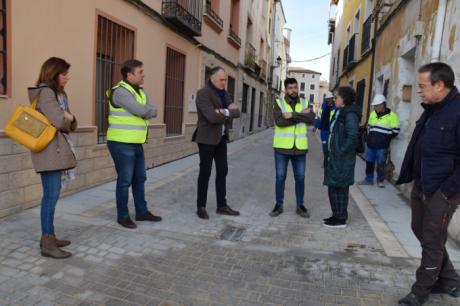 Avanzan las obras de renovación de la red de alcantarillado en el casco antiguo de Tarancón