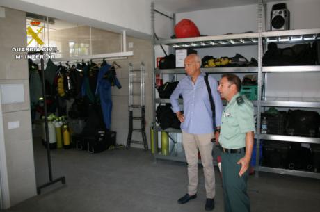 Primera visita institucional del Subdelegado del Gobierno en Cuenca a la Comandancia de la Guardia Civil