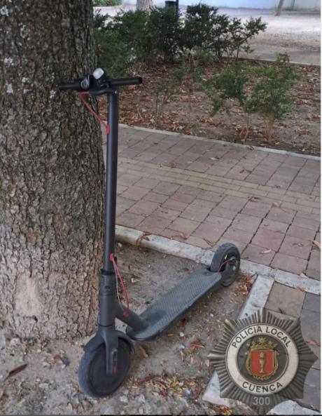 Sancionado en Cuenca un usuario de VMP por incumplir la normativa y huir de la policía