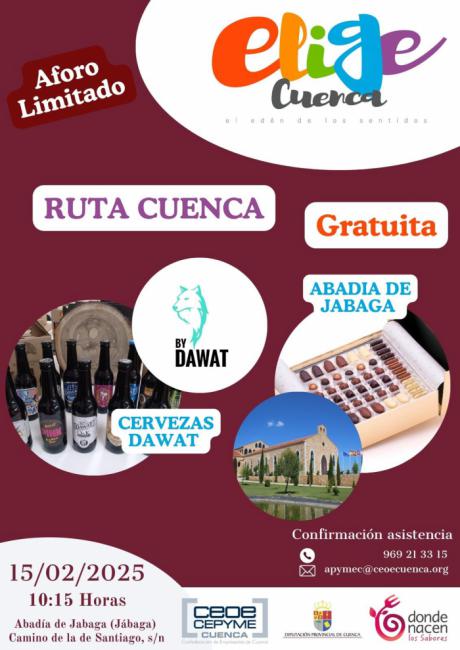 Elige Cuenca propone una ruta por la capital y alrededores para el próximo 15 de febrero