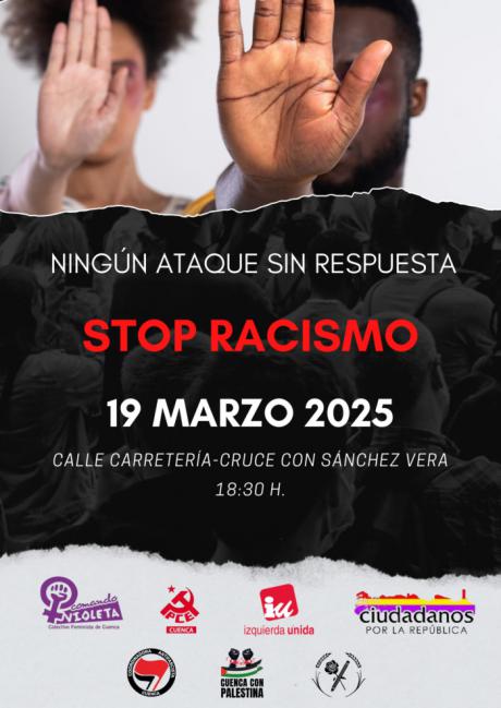 Concentración en Cuenca contra la violencia racista tras un nuevo ataque a un joven migrante