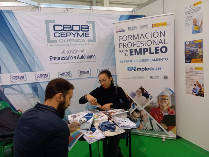 El servicio de FP en el ámbito laboral, presente en la Feria de Formación Profesional