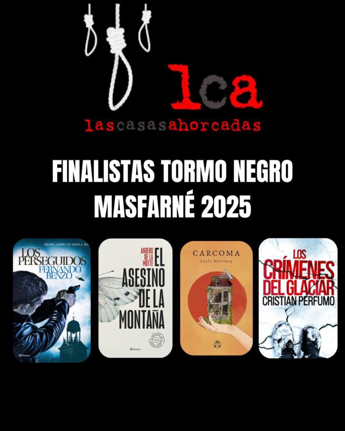 Ya hay finalistas para el premio Tormo Negro Masfarné 2025: cuatro grandes nombres de la novela negra competirán por el galardón conquense
 
