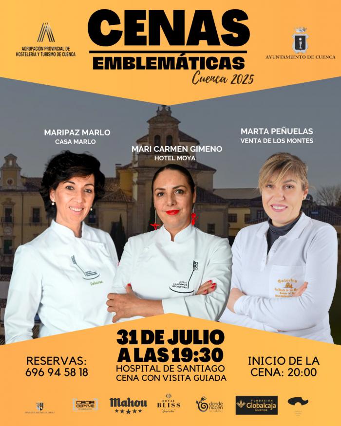 El Hospital de Santiago acogerá la última Cena Emblemática del verano el próximo 31 de julio
