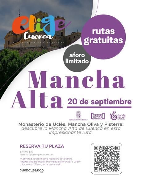 Elige Cuenca presenta un otoño de rutas que combinan patrimonio y gastronomía en la provincia