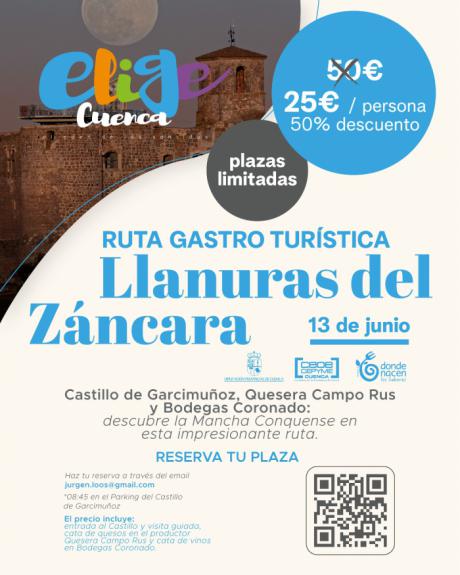 Elige Cuenca organiza una ruta por las Llanuras del Záncara con visitas patrimoniales y catas gastronómicas