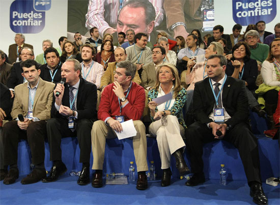 Durante su intervención en la convención del PP en Sevilla