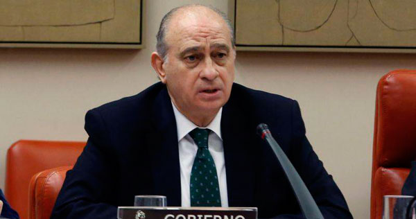 Fernández Díaz, durante las declaraciones sobre la tragedia de Ceuta Fernández Díaz, durante las declaraciones sobre la tragedia de Ceuta